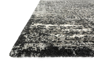 Loloi Rugs Viera Collection Rug in Graphite, Black - 7'7" x 10'6"