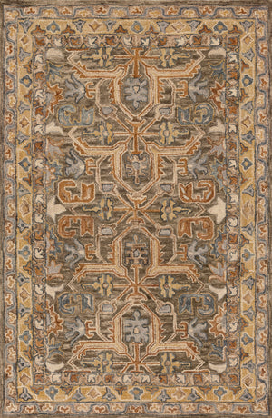 Loloi Rugs Victoria Collection Rug in Walnut, Multi - 7'9" x 9'9"