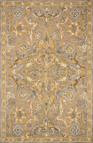Loloi Rugs Victoria Collection Rug in Grey, Multi - 7'9" x 9'9"