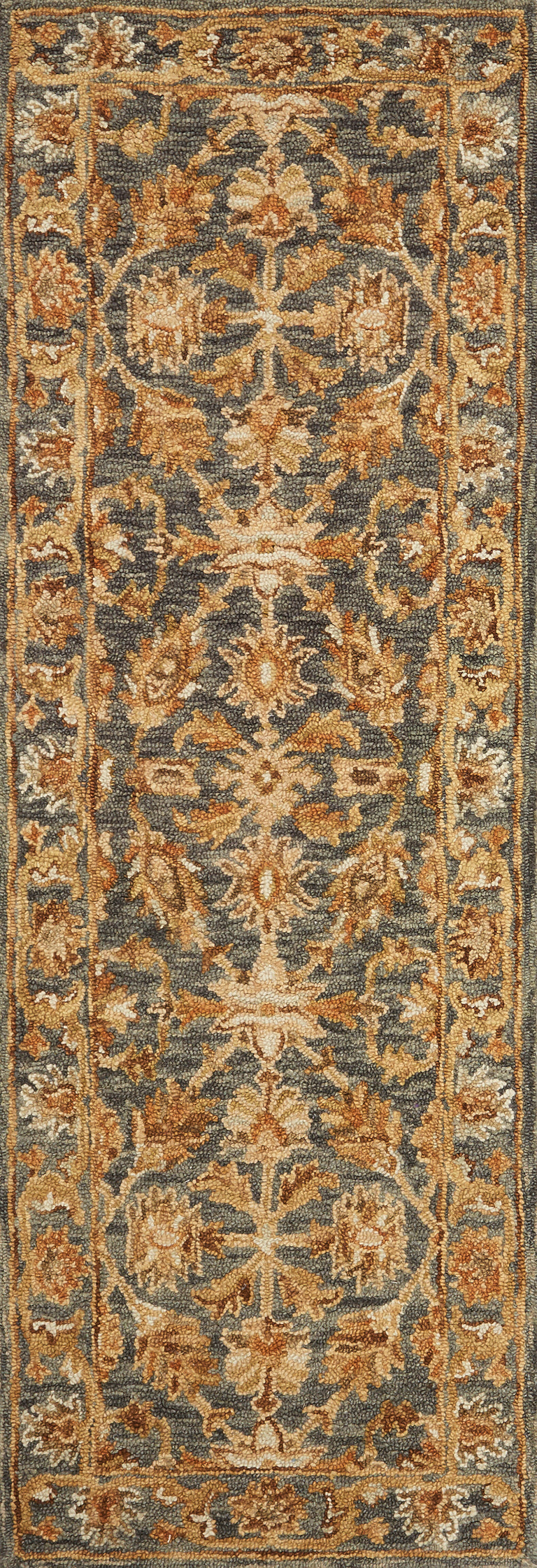 Loloi Rugs Victoria Collection Rug in Slate, Slate - 9'3" x 13'