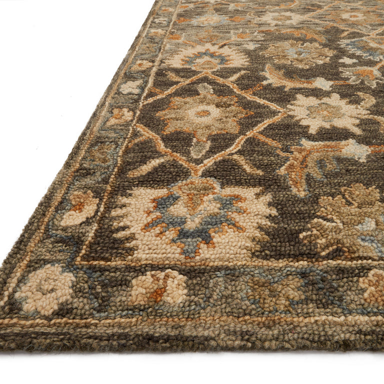 Loloi Rugs Victoria Collection Rug in Dk Taupe, Multi - 7'9" x 9'9"