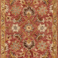 Loloi Rugs Victoria Collection Rug in Terracotta, Gold - 7'9" x 9'9"