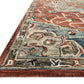 Loloi Rugs Victoria Collection Rug in Red, Multi - 7'9" x 9'9"