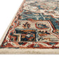 Loloi Rugs Victoria Collection Rug in Blue, Red - 7'9" x 9'9"