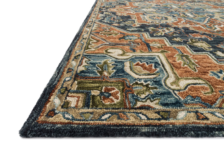 Loloi Rugs Victoria Collection Rug in Rust, Multi - 9'3" x 13'
