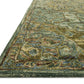 Loloi Rugs Victoria Collection Rug in Dark Green, Tobacco - 9'3" x 13'