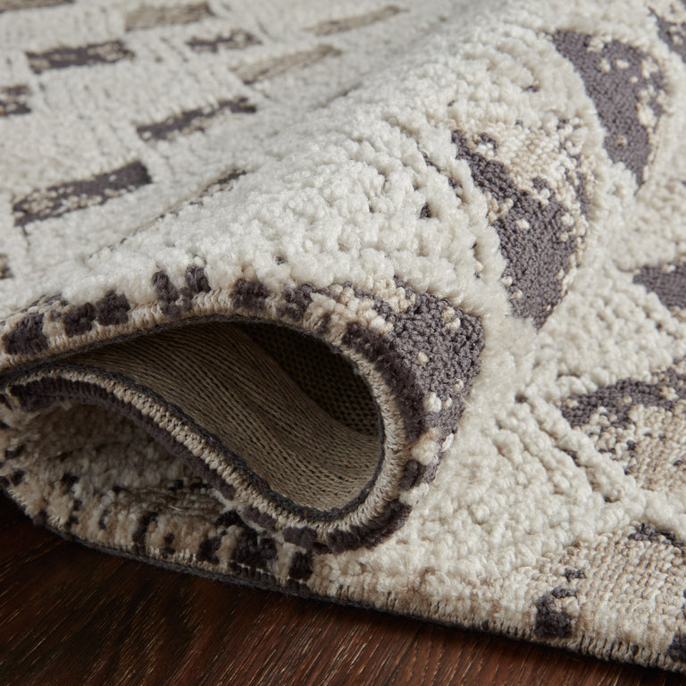 Loloi Rugs Yeshaia Collection Rug in Black, Neutral - 8'6" x 12'
