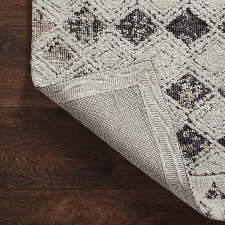 Loloi Rugs Yeshaia Collection Rug in Black, Neutral - 8'6" x 12'