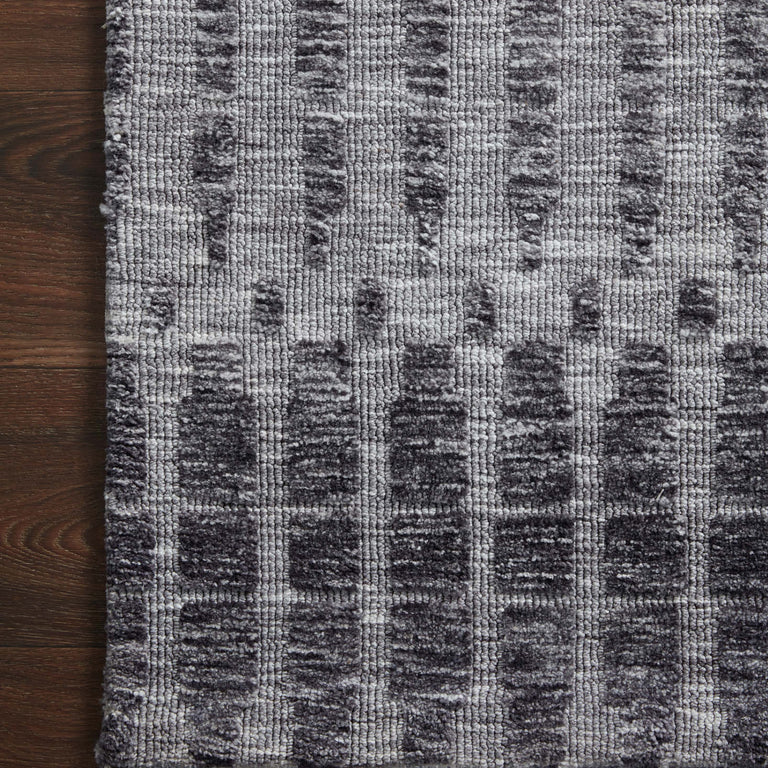 Loloi Rugs Yeshaia Collection Rug in Grey, Charcoal - 9'3" x 13'
