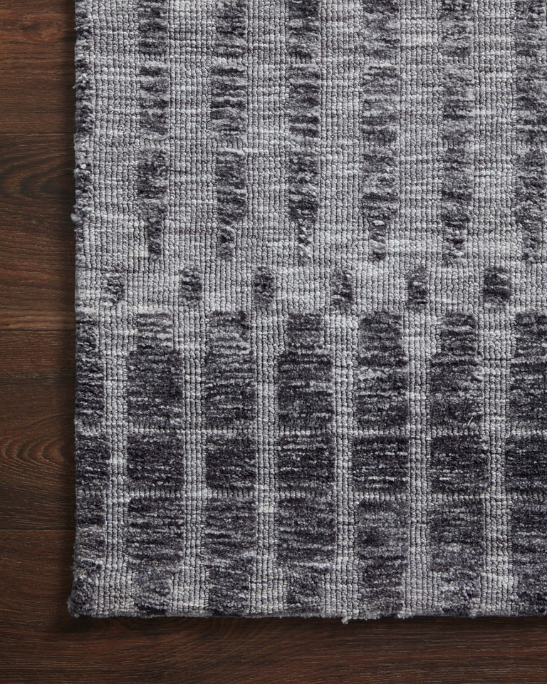 Loloi Rugs Yeshaia Collection Rug in Grey, Charcoal - 9'3" x 13'