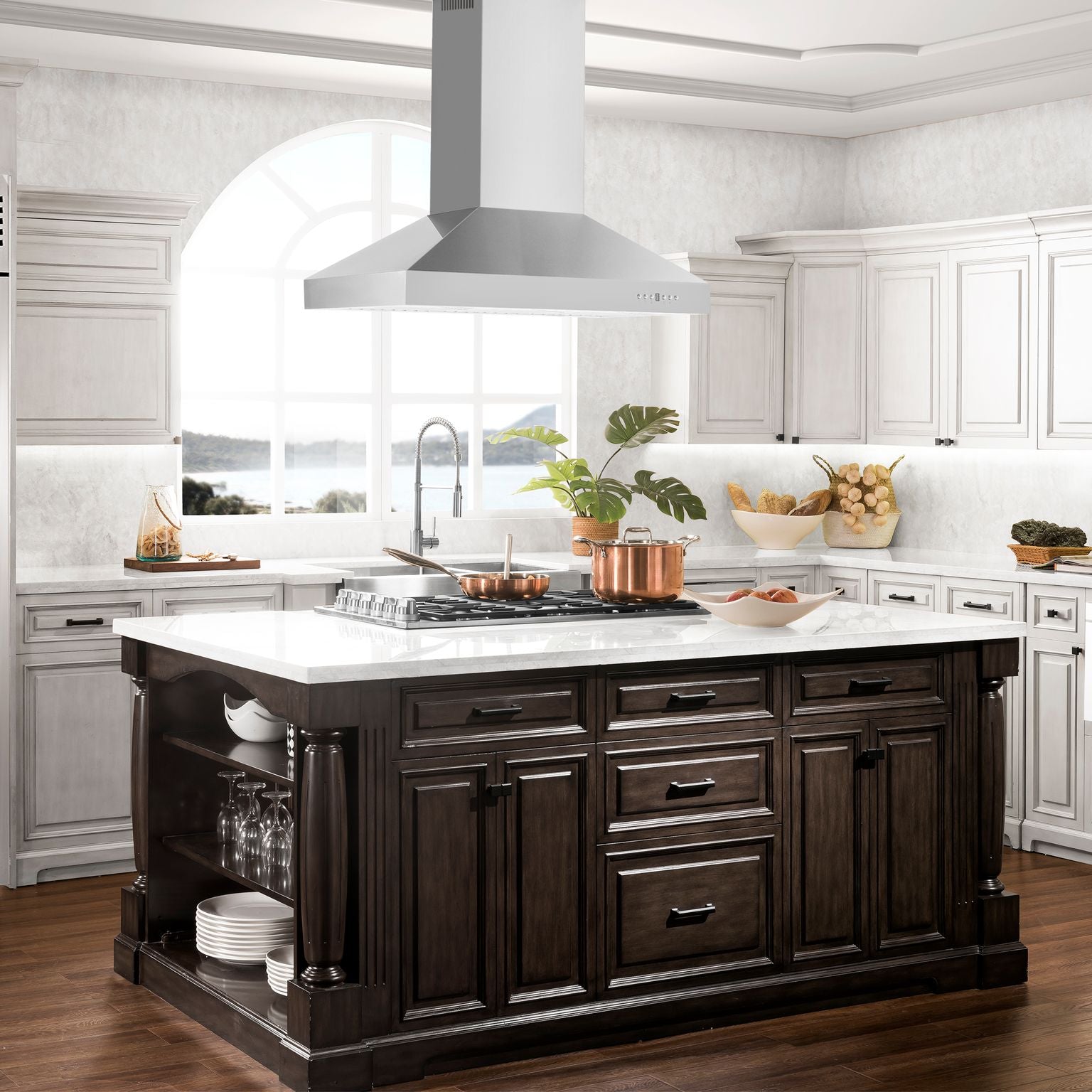 Convertible island range hood hotsell