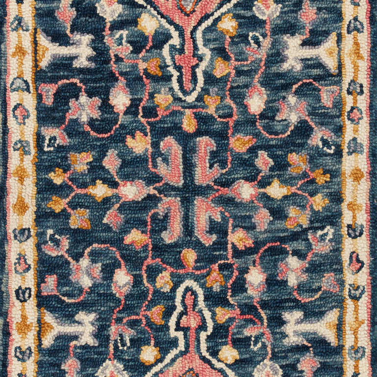 Loloi Rugs Zharah Collection Rug in Navy, Multi - 7'9" x 9'9"