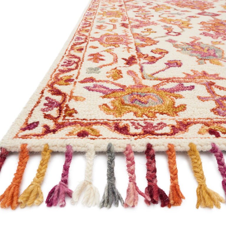 Loloi Rugs Zharah Collection Rug in Berry - 7'9" x 9'9"