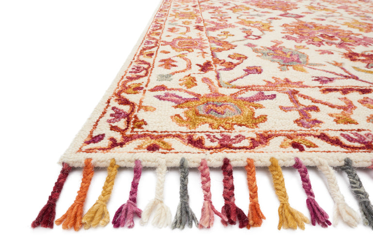 Loloi Rugs Zharah Collection Rug in Berry - 7'9" x 9'9"