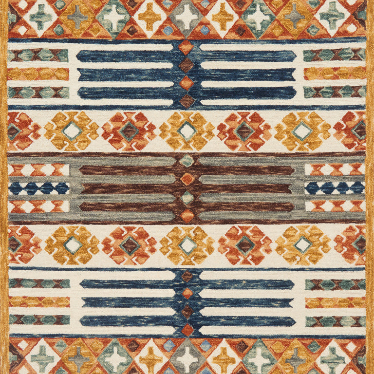 Loloi Rugs Zharah Collection Rug in Santa Fe Spice - 7'9" x 9'9"