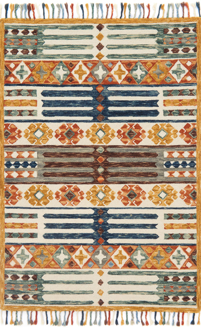Loloi Rugs Zharah Collection Rug in Santa Fe Spice - 7'9" x 9'9"