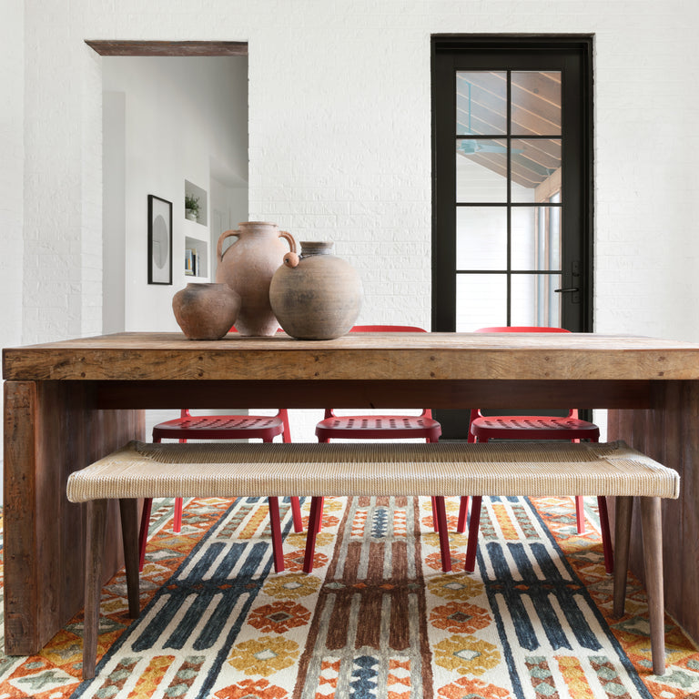 Loloi Rugs Zharah Collection Rug in Santa Fe Spice - 7'9" x 9'9"