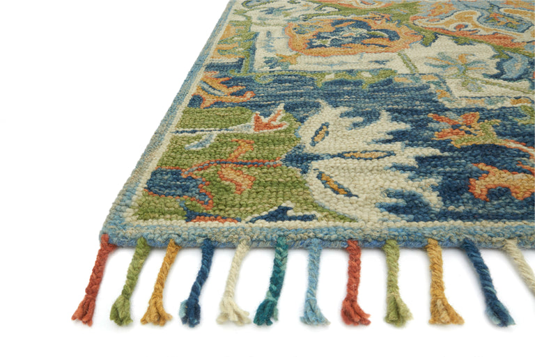 Loloi Rugs Zharah Collection Rug in Blue, Multi - 7'9" x 9'9"