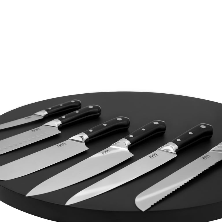 ZLINE 15-Piece Professional German Steel Kitchen Knife Block Set, KSETT-GS-15