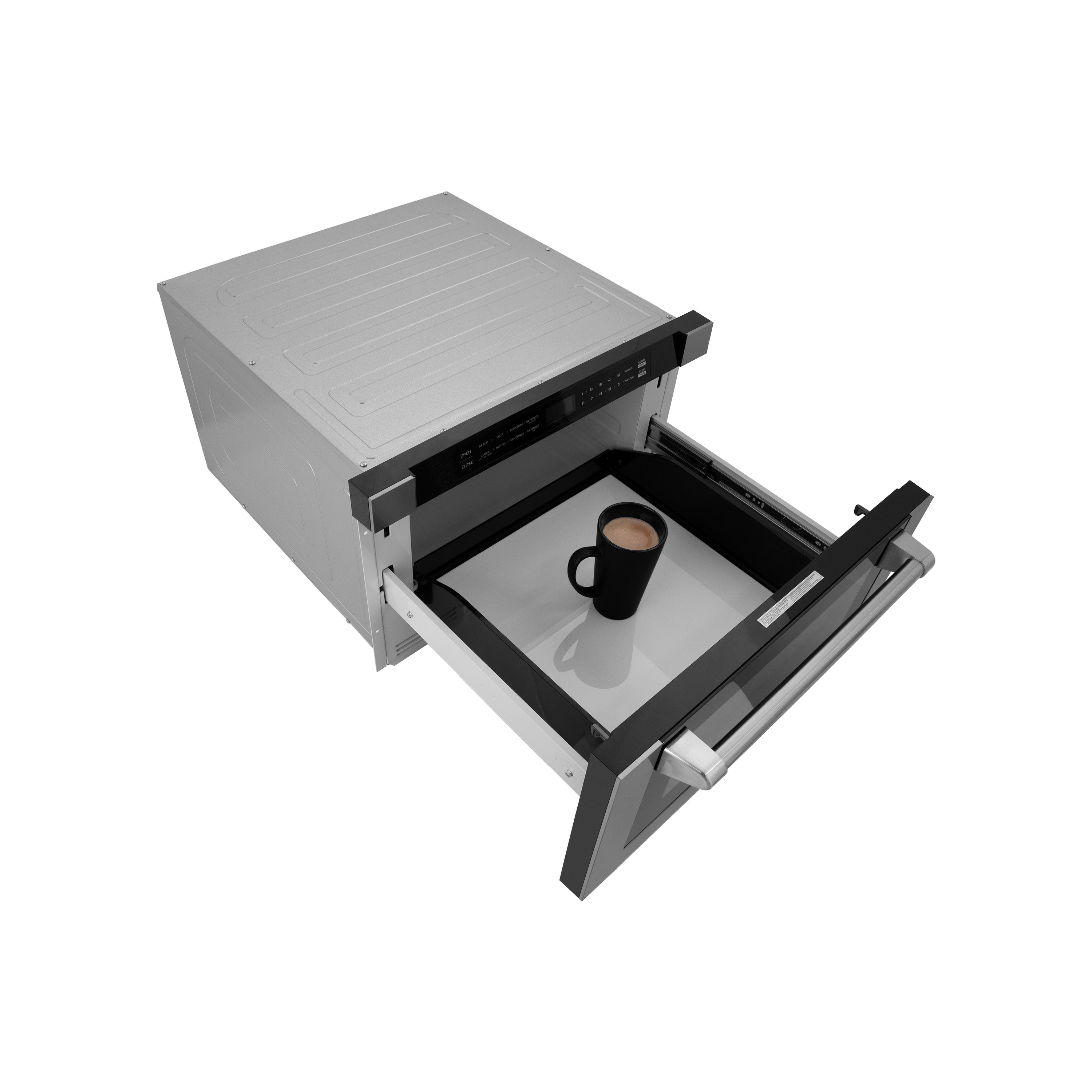 ミネラNo.1.13.17.23.50.54.68.74.75.80.86.91 ZLINE 24 In. 1.2 cu. ft. Built-in Microwave Drawer with a Traditional