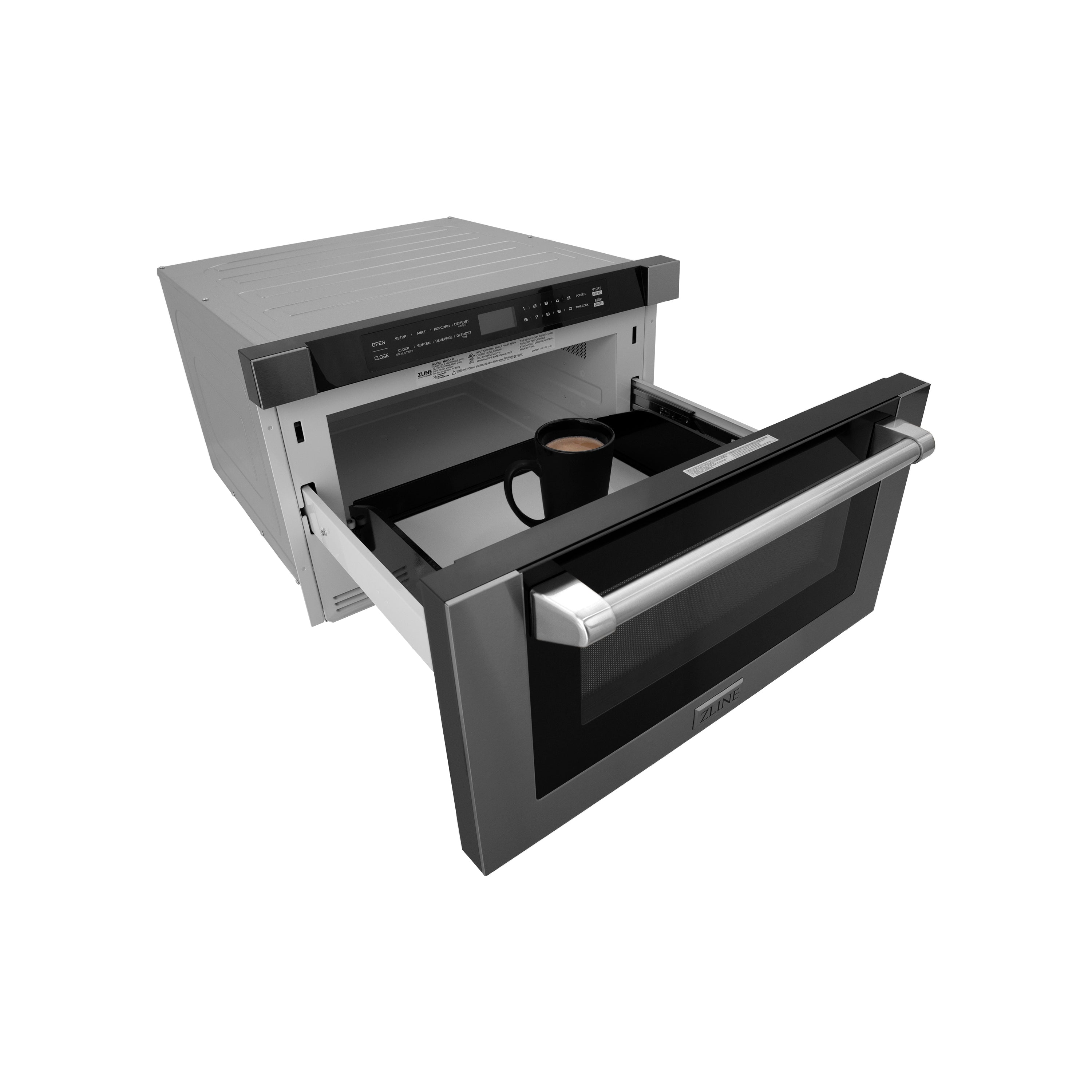 ZLINE 24 In. 1.2 cu. ft. Built-in Microwave Drawer with a