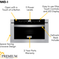 ZLINE 24 Inch 1.2 Cu. Ft. Microwave Drawer In Stainless Steel, MWD-1