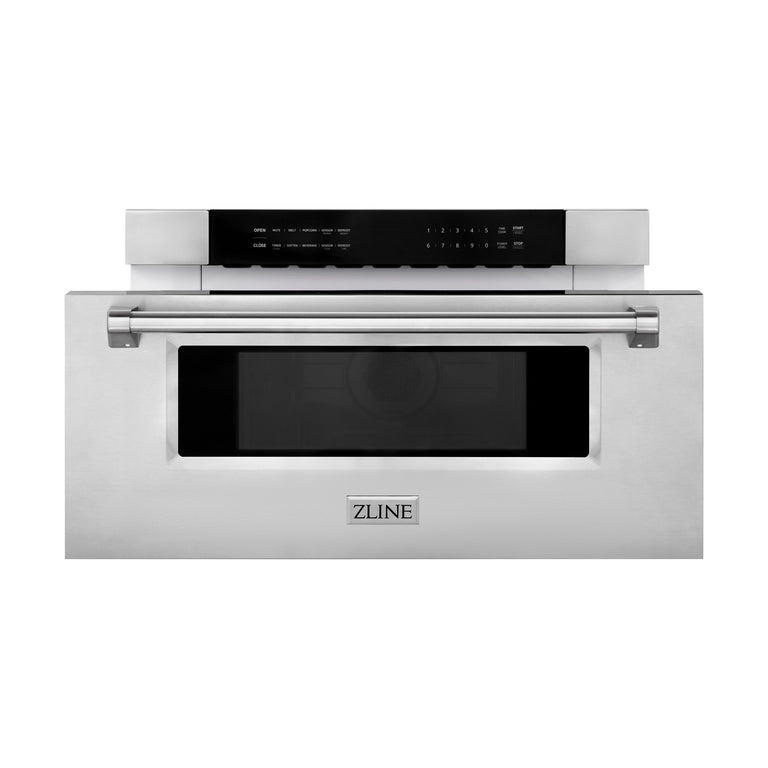 ZLINE 30 Inch 1.2 cu. ft. Built-In Microwave Drawer In Stainless Steel, MWD-30