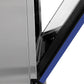 ZLINE 36 In. 4.6 cu. ft. Induction Range with a 4 Element Stove and Electric Oven in Durasnow and Blue Matte, RAINDS-BM-36