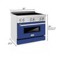 ZLINE 36 Inch 4.6 cu. ft. Induction Range with a 4 Element Stove and Electric Oven in Blue Matte, RAIND-BM-36