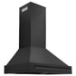 ZLINE 36 In. Black Stainless Steel Range Hood with Black Stainless Steel Handle, BS655-36-BS