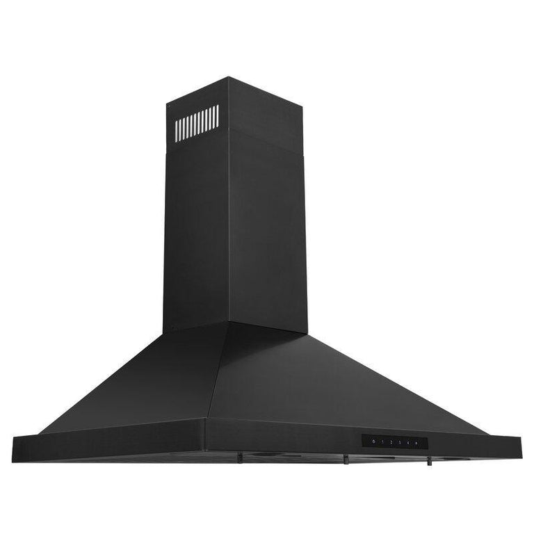 ZLINE 36 in. Kitchen Appliance Package with Black Stainless Steel Dual Fuel Range, Convertible Vent Range Hood and Microwave Drawer, 3KP-RABRH36-MW