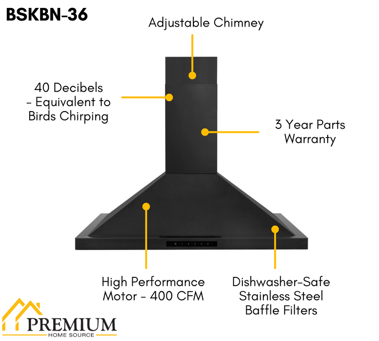 ZLINE Appliance Package - 36 in. Dual Fuel Range, Range Hood, Microwave in Black Stainless Steel, 3KP-RABRBRH36-MW