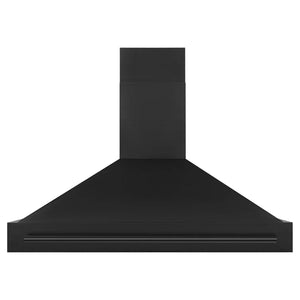ZLINE 48 In. Black Stainless Steel Range Hood with Black Stainless Steel Handle, BS655-48-BS