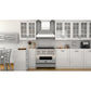 ZLINE 48 in. Professional Convertible Vent Wall Mount Range Hood in Stainless Steel with Crown Molding, 587CRN-48