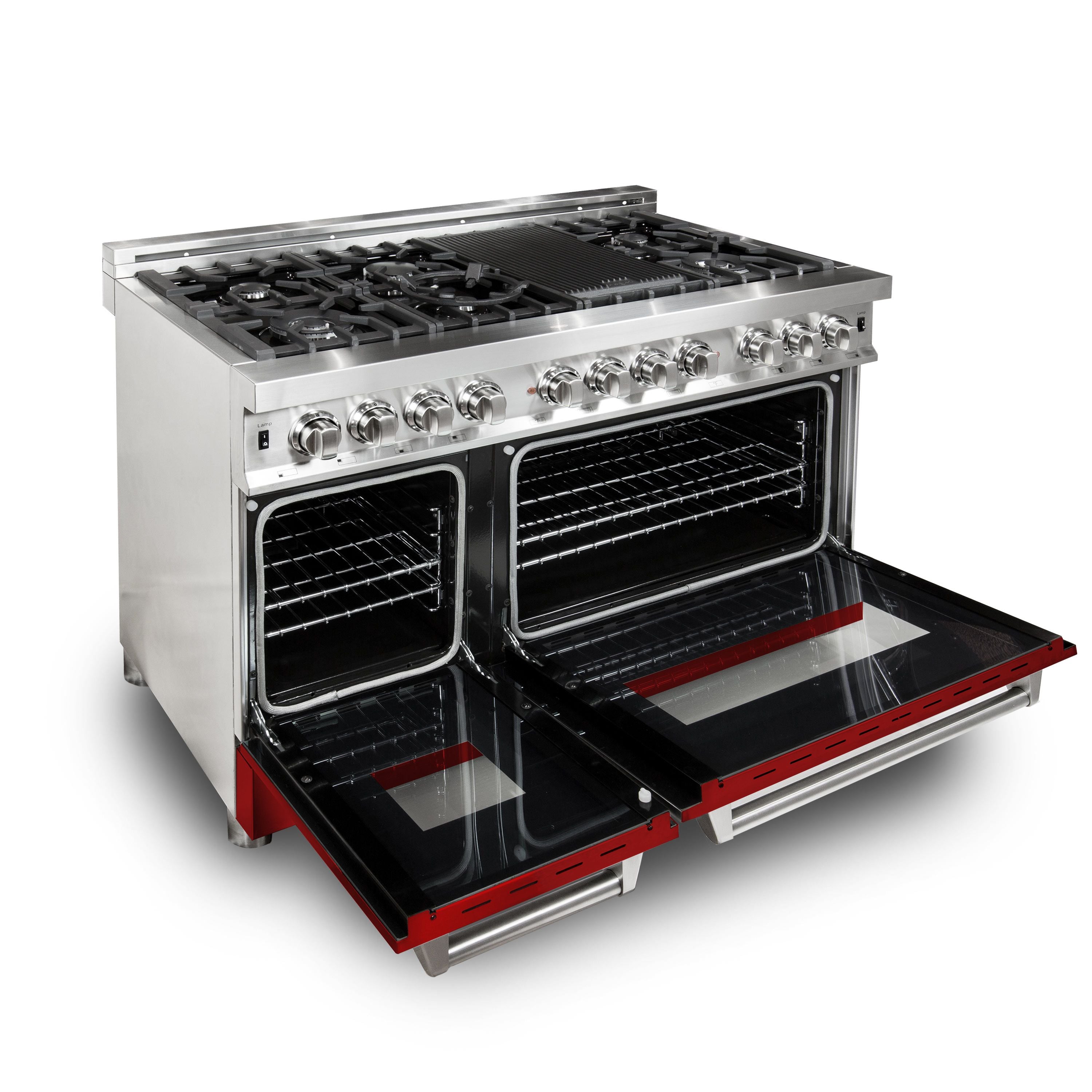 ZLINE 48 in. Professional Gas Burner/Electric Oven Stainless Steel 6.0
