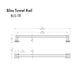ZLINE Bliss Towel Rail in Matte Black, BLS-TR-MB