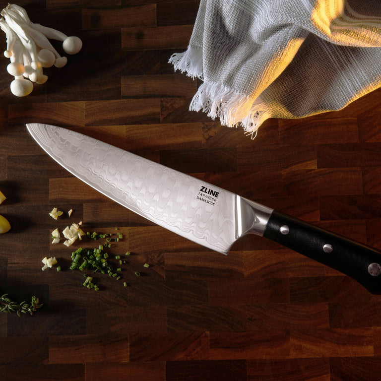 Damascus Chef Knife SHAN ZU 8 | Soleil Series