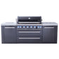 Mont Alpi 805 Black Stainless Steel Island Grill, MAi805-BSS