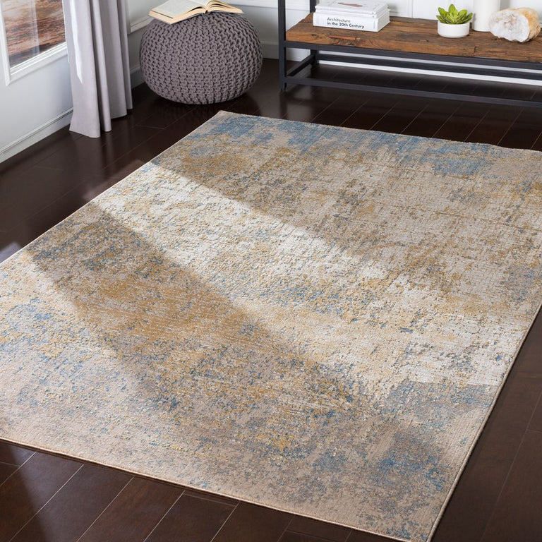 Surya Aisha Modern Rug - 5 feet, Sky Blue, AIS2300-53RD
