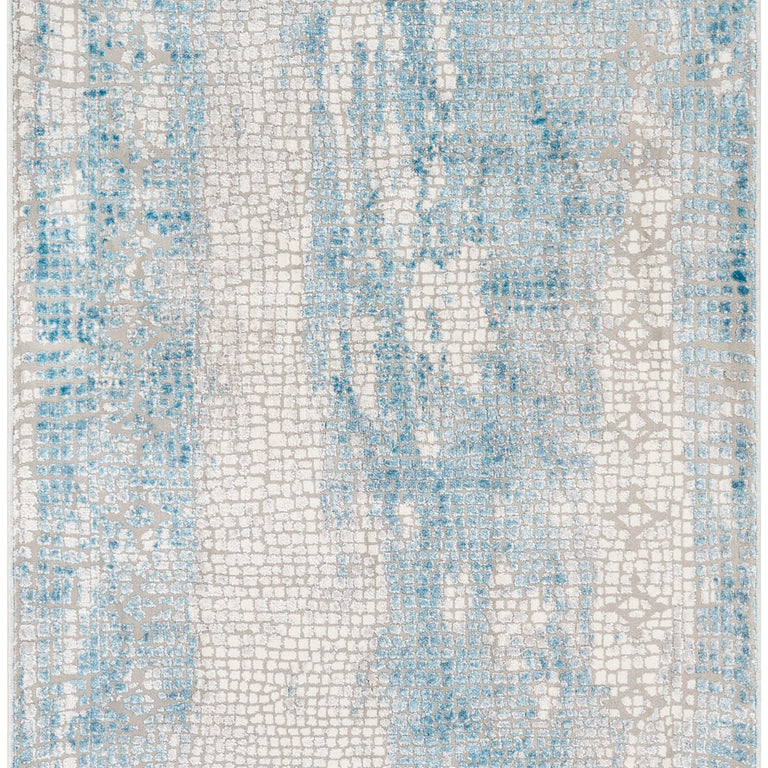 Surya Aisha Modern Rug - 2.6 x 8 feet, Sky Blue, AIS2301-2777