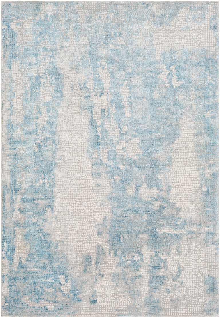Surya Aisha Modern Rug - 2 x 3 feet, Sky Blue, AIS2301-23