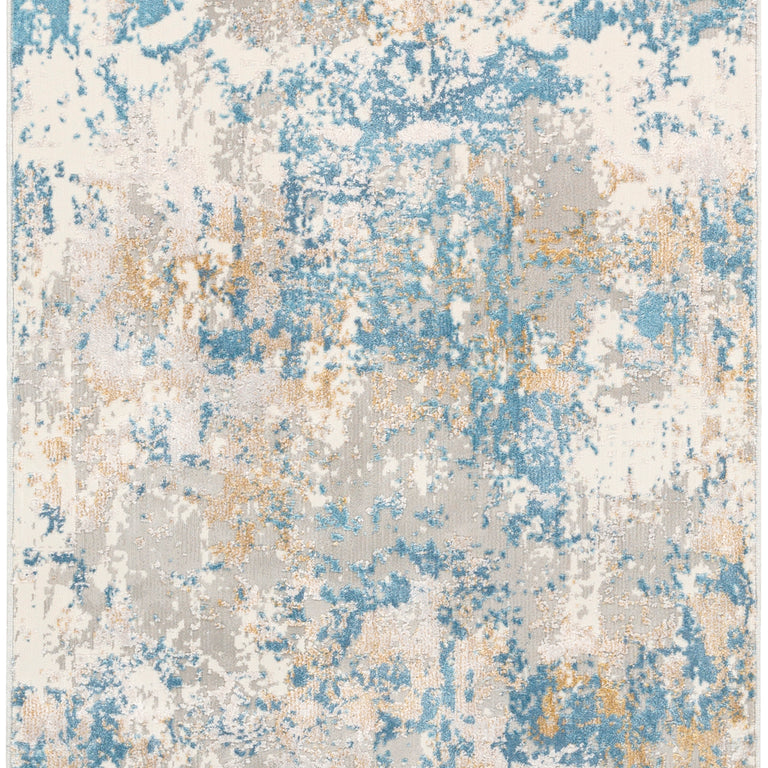 Surya Aisha Modern Rug - 2.6 x 8 feet, Sky Blue, AIS2302-2777
