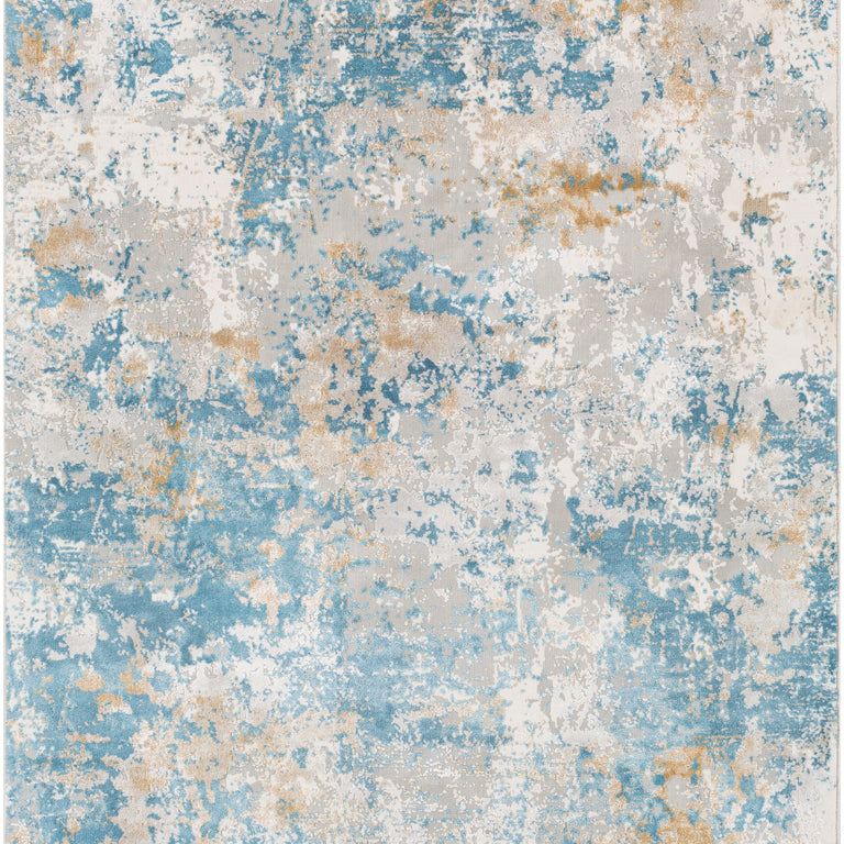 Surya Aisha Modern Rug - 5 x 8 feet, Sky Blue, AIS2302-5373