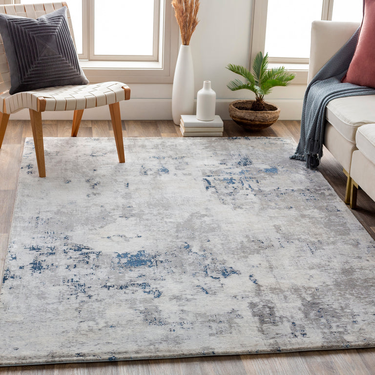 Surya Aisha Modern Rug - 5 feet, Charcoal, AIS2314-53RD