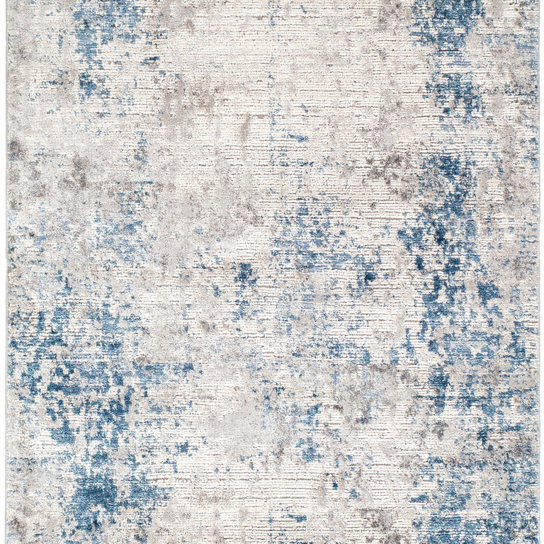Surya Alpine Modern Rug - 2.6 x 8 feet, Denim, ALP2310-2773
