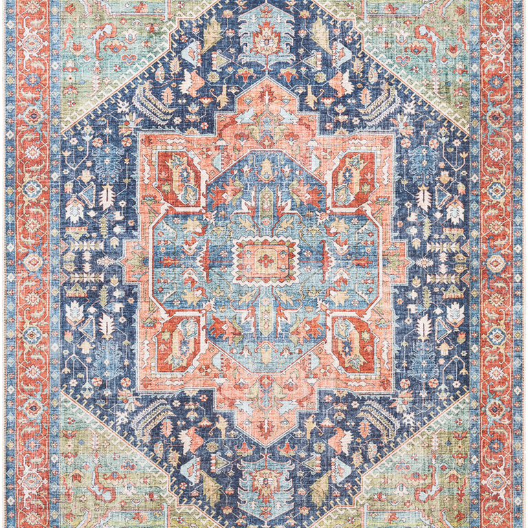 Surya Amelie Traditional Rug - 7 x 9 feet, Navy, AML2311-679