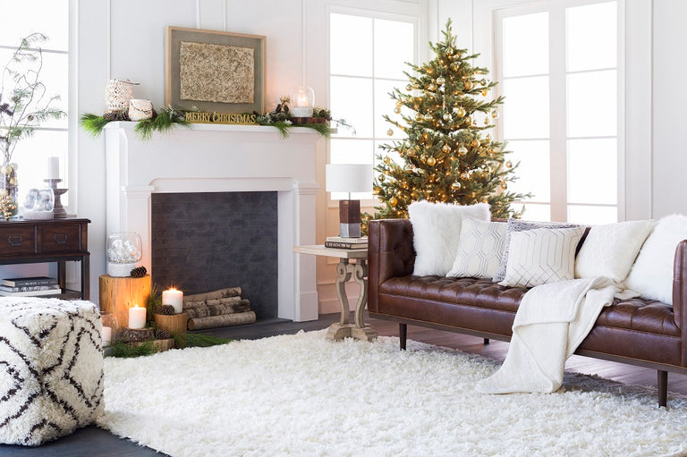 Surya Ashton Modern Rug - 2.6 x 8 feet, Cream, ASH1300-268