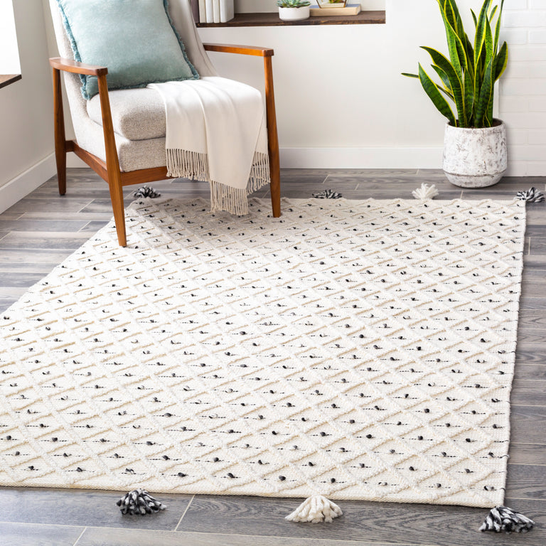 Surya Azalea Global Rug - 2.6 x 8 feet, Medium Gray, AZA2301-268