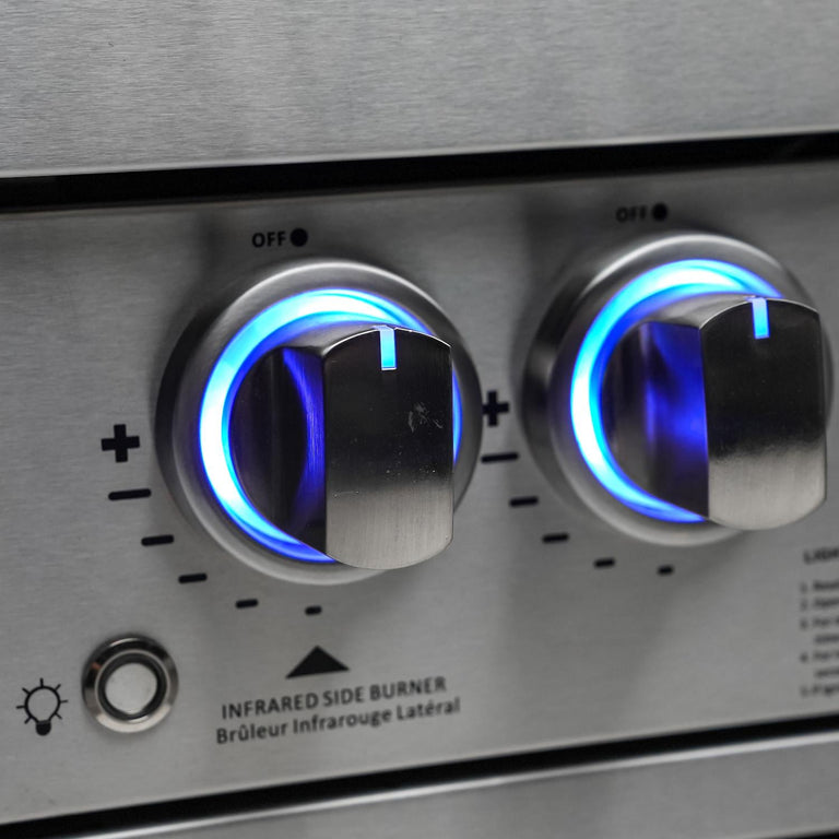 Mont Alpi 805 Deluxe Island Grill with 90 Degree Corner, MAi805-D90C