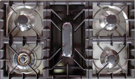 ILVE 40 in. Nostalgie Series Propane Gas Burner and Electric Oven Range in White with Chrome Trim, UPDN100FDMPBXLP